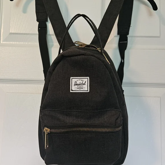 Herschel Supply Company Black Backpack Compact Design - Picture 1 of 5